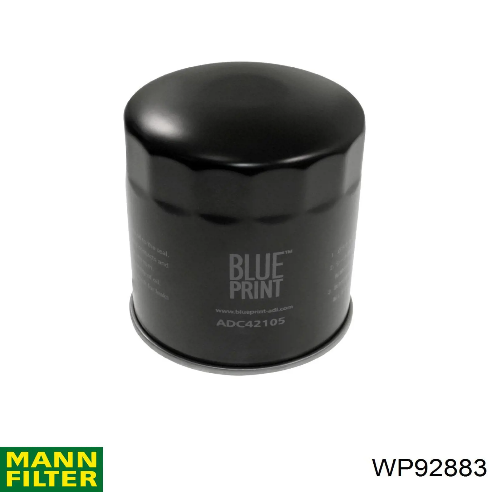 WP92883 Mann-Filter filtro de aceite