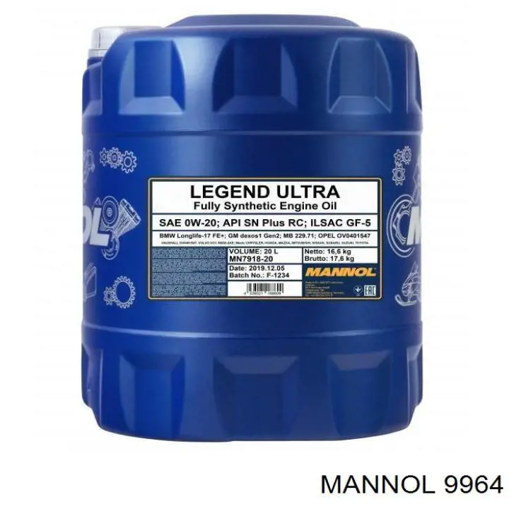 Aceite de impregnación para filtro de aire Mannol 9964 precio, desde 3,46 EUR