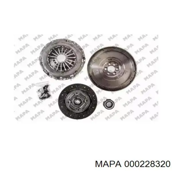 Kit de embrague (3 partes) 038105264E VAG