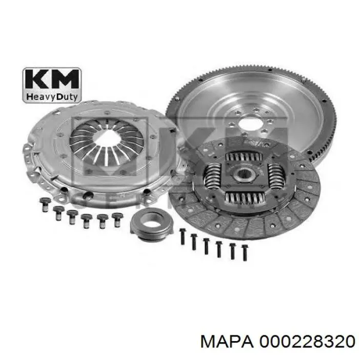 Kit de embrague (3 partes) 038105264E VAG