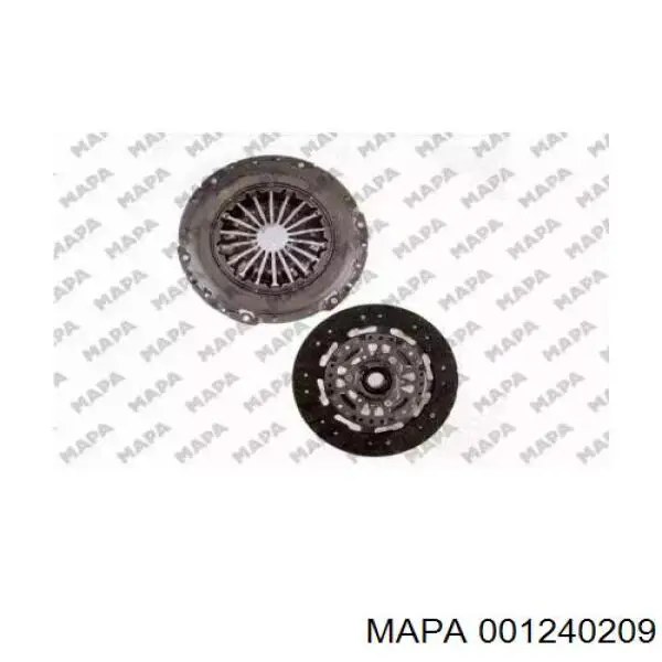 001240209 Mapa Embrague motor