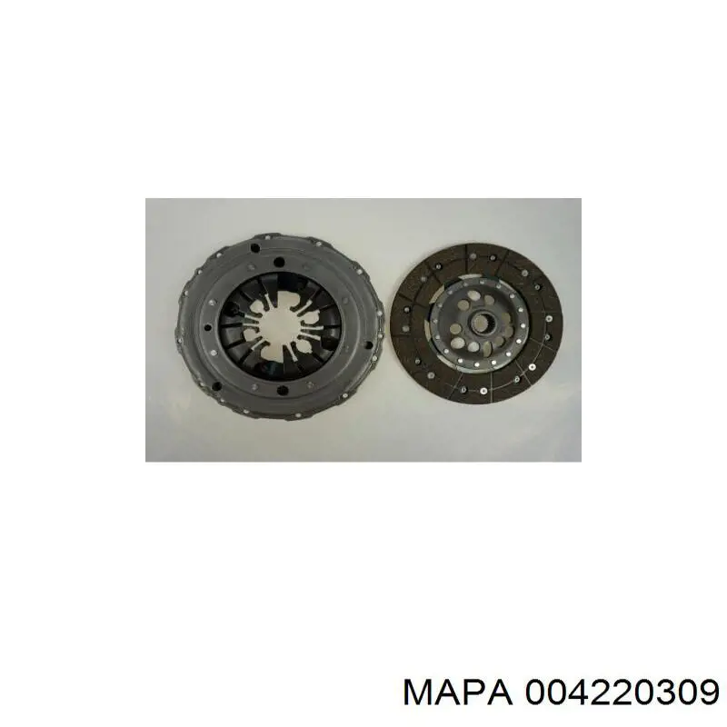 Kit de embrague Mapa 004220309