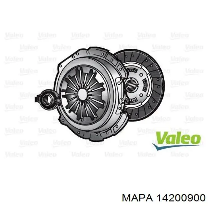 14200900 Mapa Embrague motor