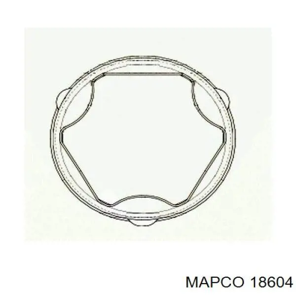 752257 Cautex Fuelle palier delantero interior