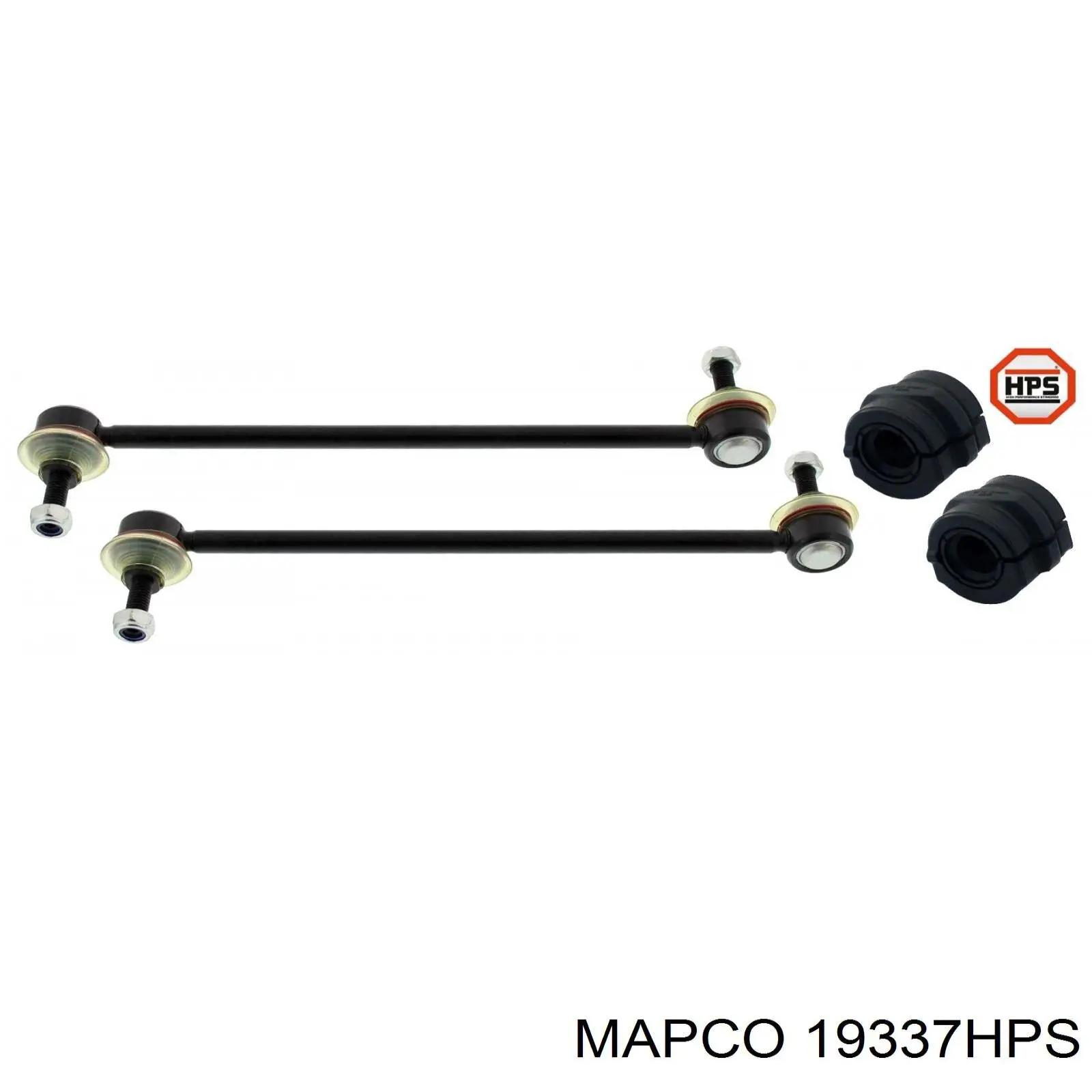 19337HPS Mapco soporte de barra estabilizadora delantera