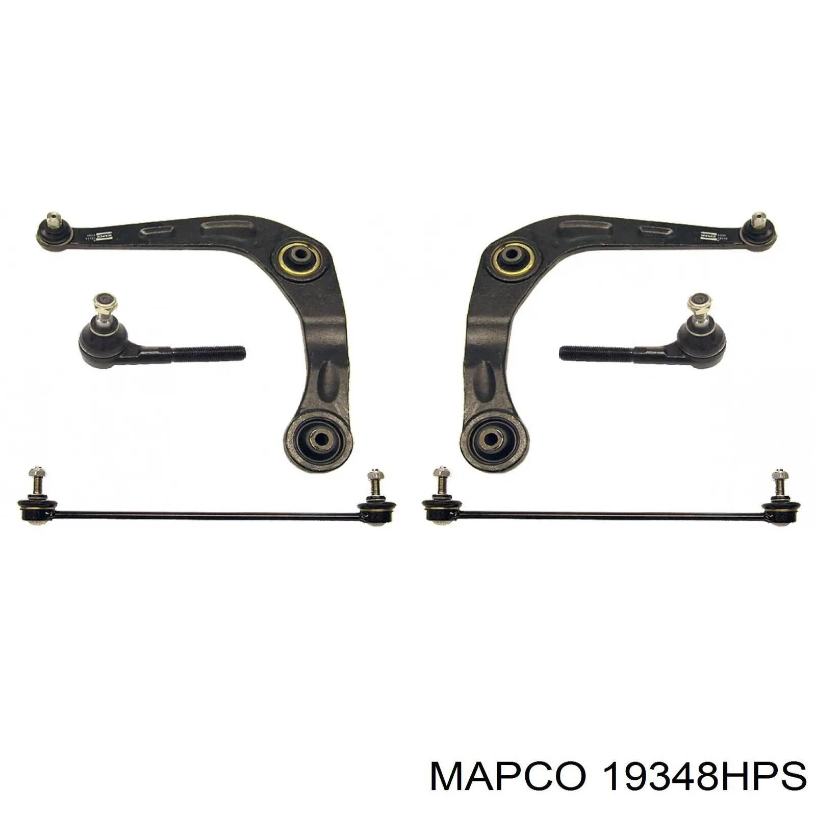 19348HPS Mapco soporte de barra estabilizadora delantera