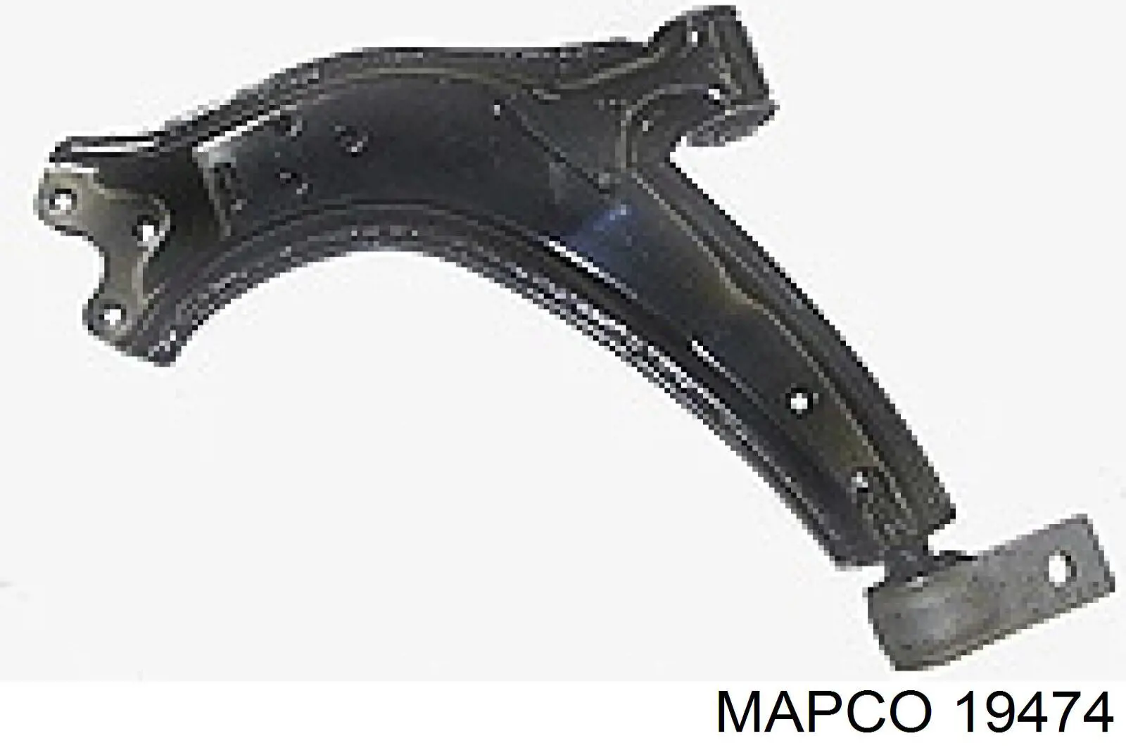 19474 Mapco barra oscilante, suspensión de ruedas delantera, inferior izquierda