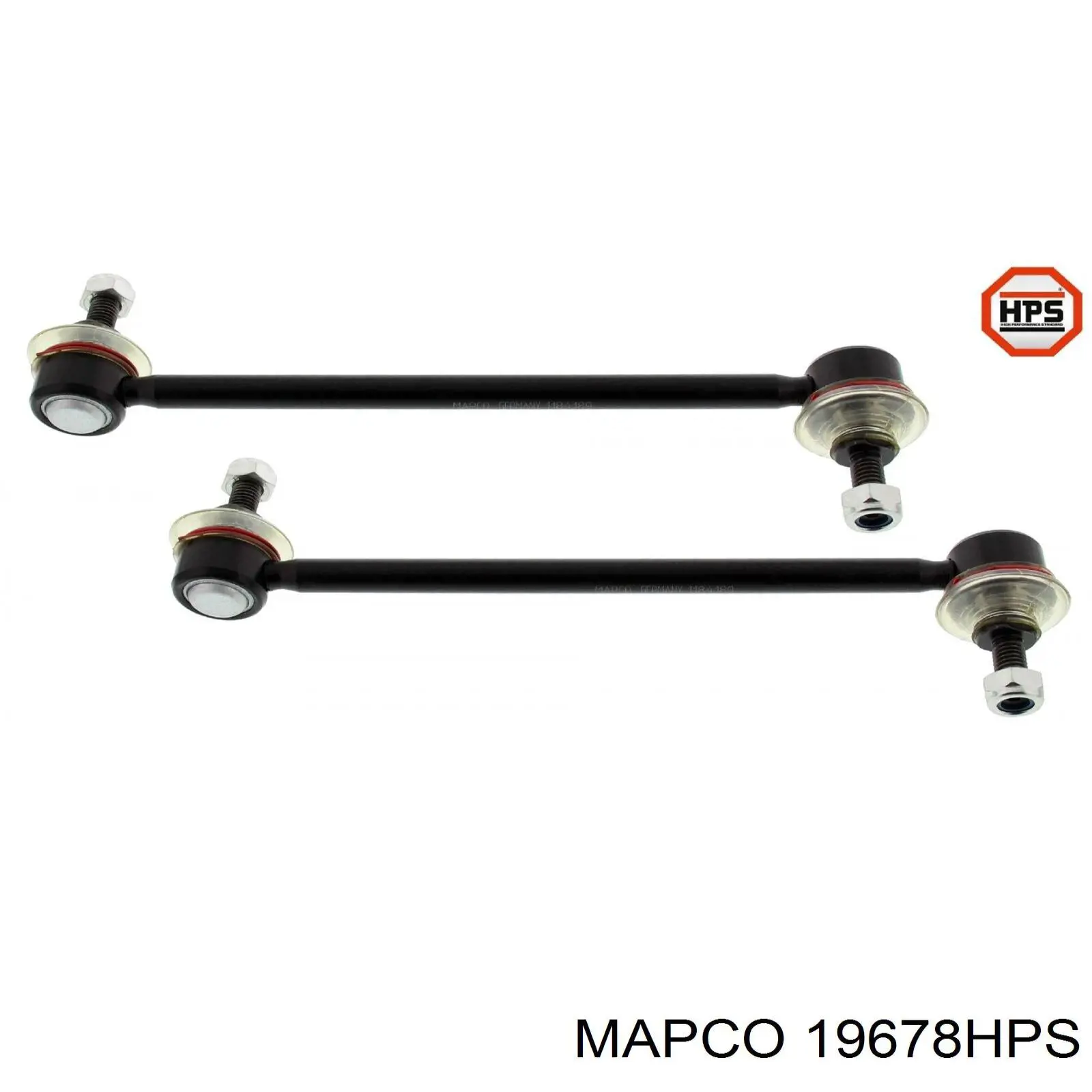 19678HPS Mapco soporte de barra estabilizadora delantera