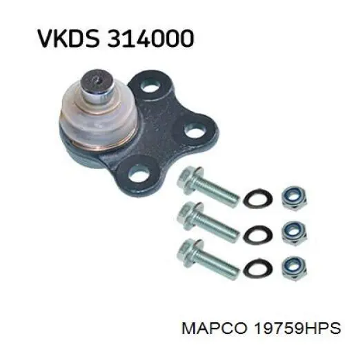 Comprar 19759HPS Mapco Rótula inferior de suspensión