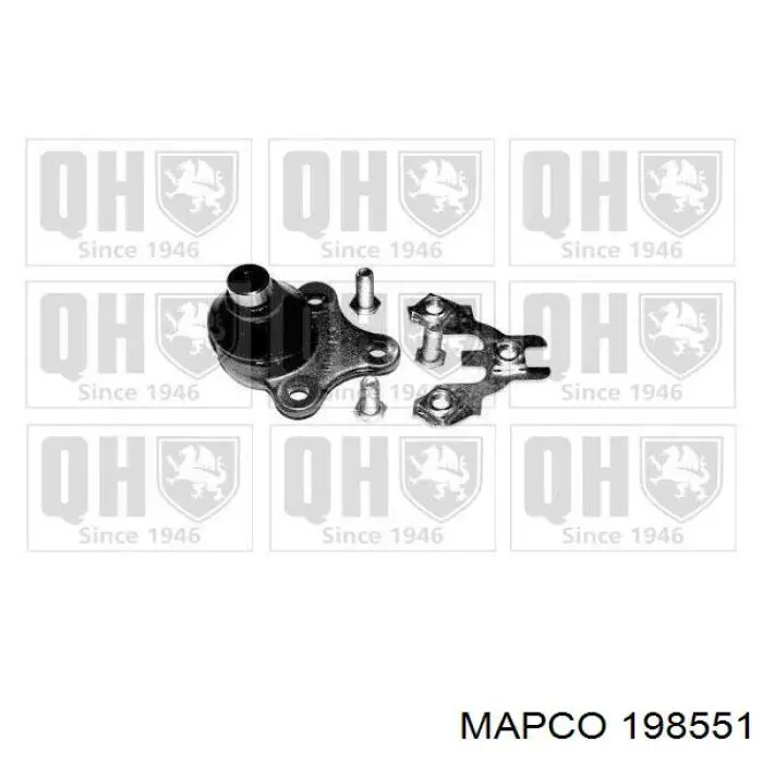 Comprar 198551 Mapco Brazo inferior izquierdo/derecho de suspensión delantera