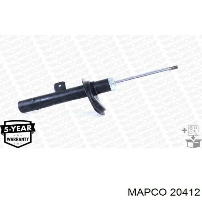 Amortiguador delantero derecho MSS021199 Mando