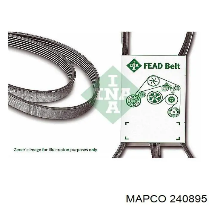 Correa trapezoidal Subaru Forester 1 S10, SF