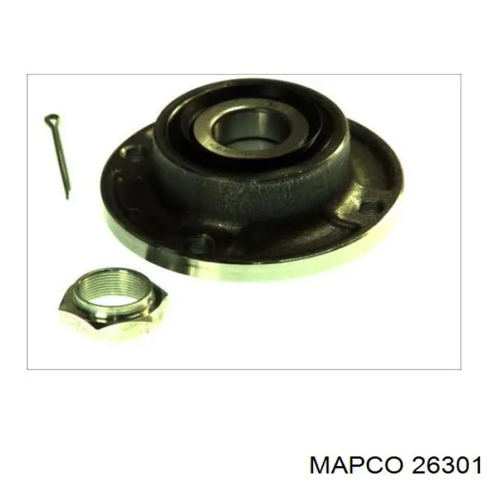 Cubo de rueda trasero KWD1273 Dayco