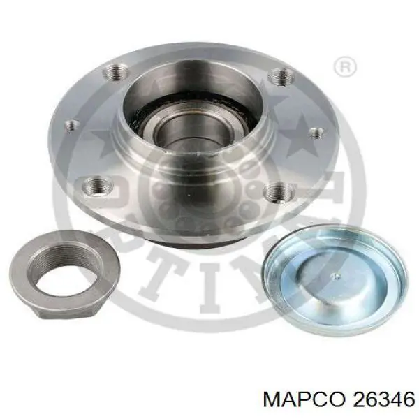 Cubo de rueda trasero Citroen Berlingo B9