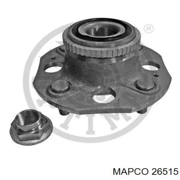 Comprar 26515 Mapco Cubo de rueda, Eje trasero