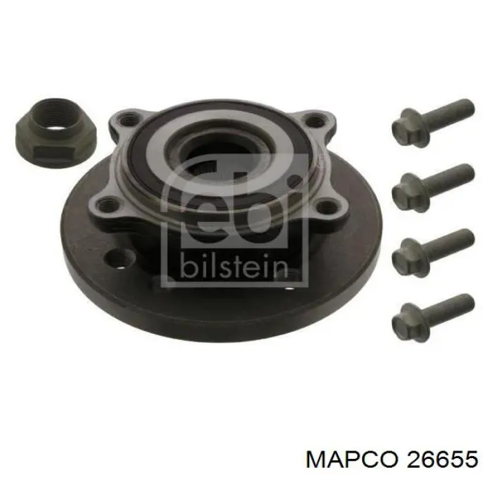 Buje de rueda delantero 26655 Mapco