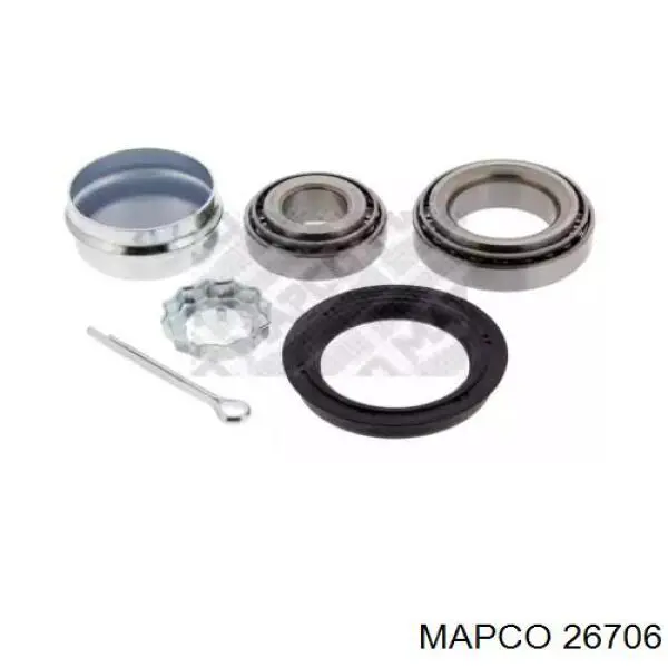 Cojinete de rueda trasero Volkswagen Jetta 2 19E, 1G2, 165, 167