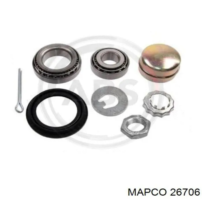 Cojinete de rueda trasero Volkswagen Jetta 2 19E, 1G2, 165, 167