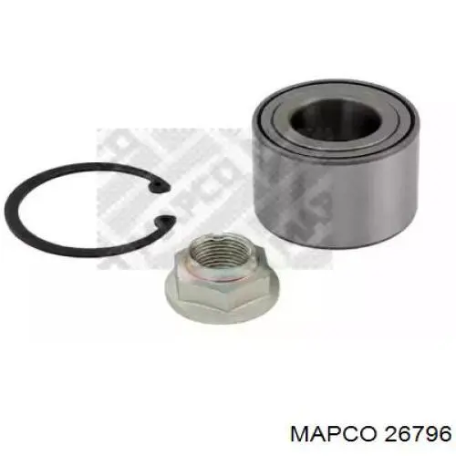 Comprar 26796 Mapco Disco de freno trasero