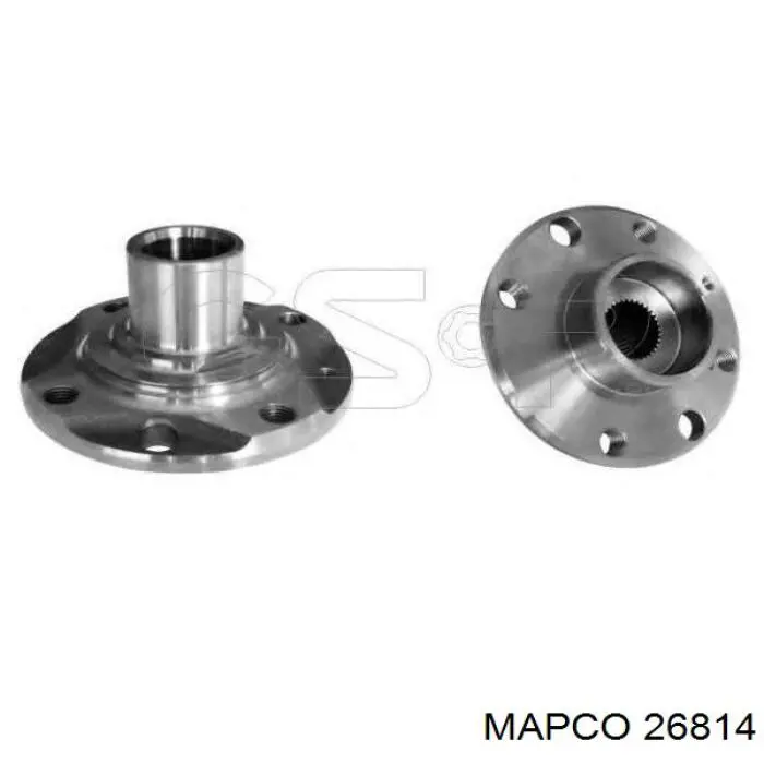 Cubo de rueda delantero Opel Astra 51, 52, F35, M35