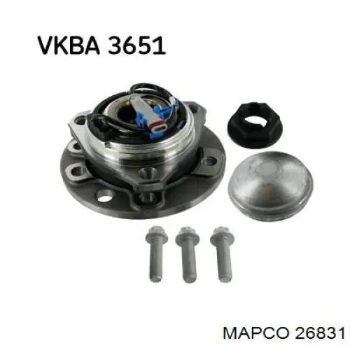 Cubo de rueda delantero Seat Ibiza 5 KJ1, KJG