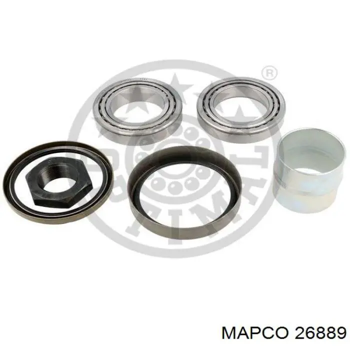 Cojinete de rueda delantero 26889 Mapco
