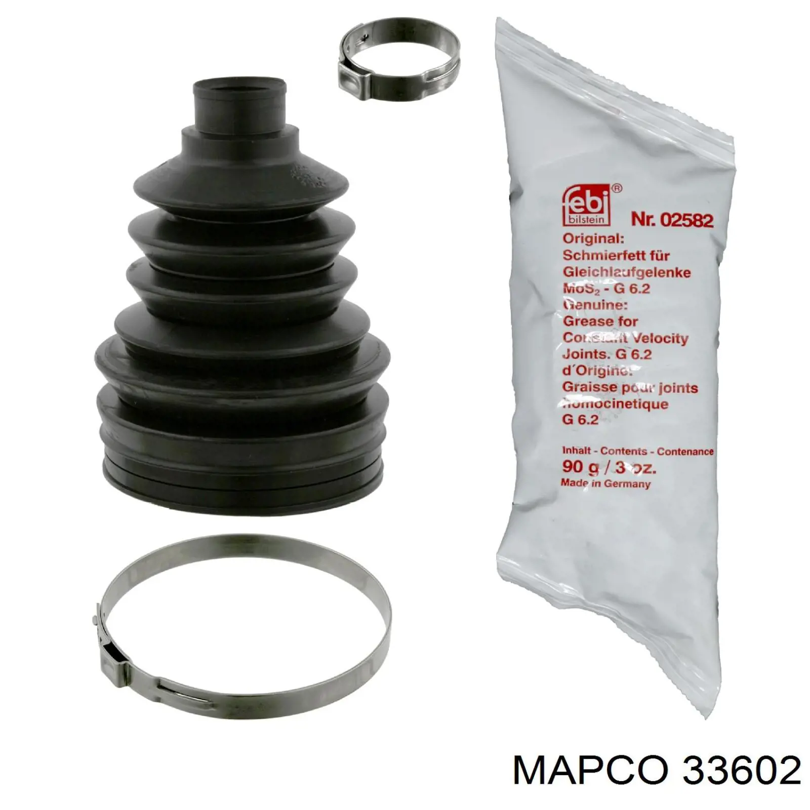 33602 Mapco soporte de motor trasero