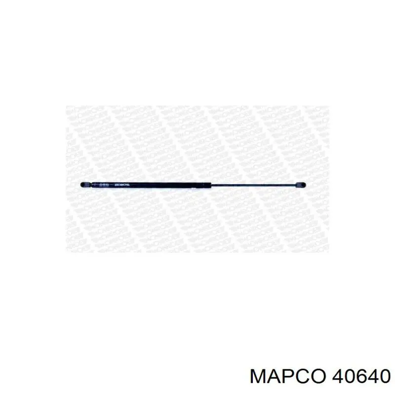 Amortiguador eje delantero izquierda Mapco 40640
