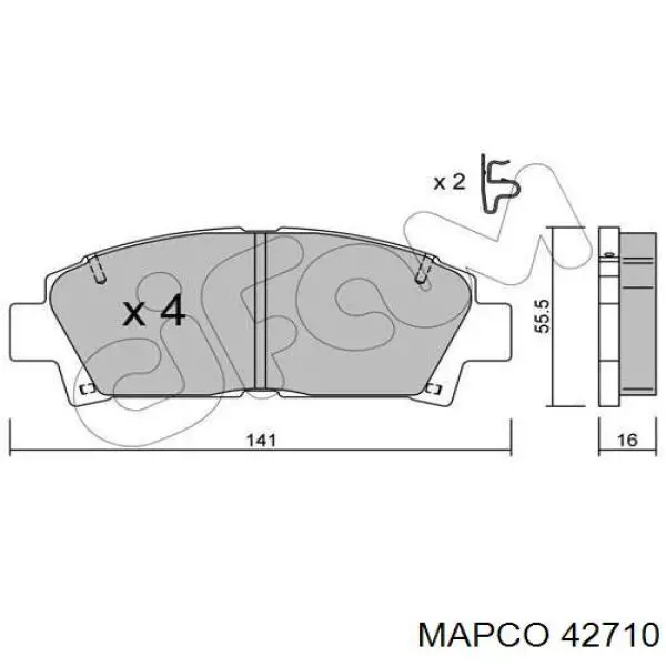 Caudalímetro 42710 Mapco