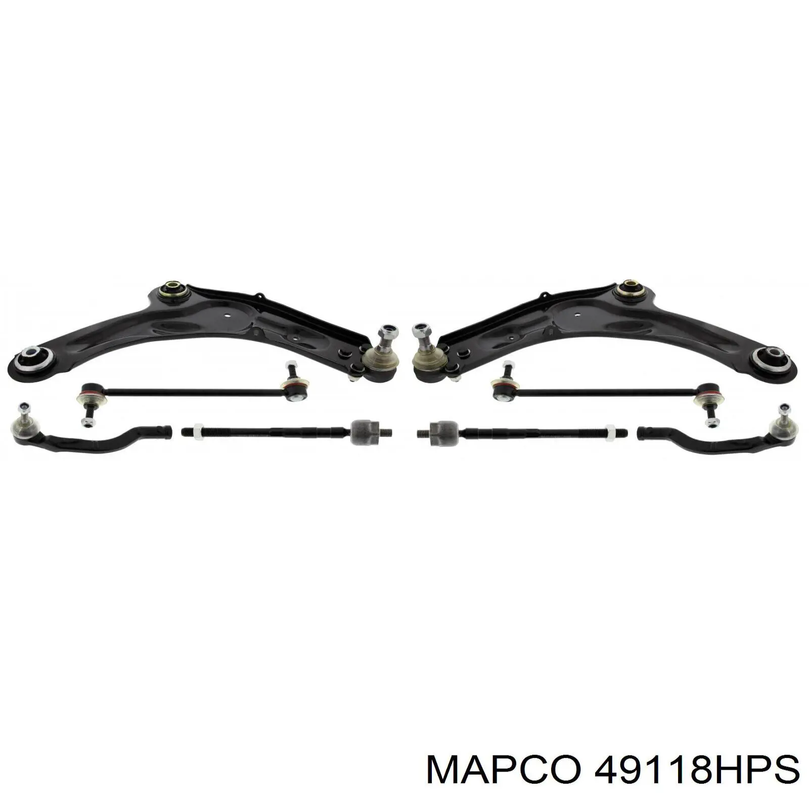 49118HPS Mapco soporte de barra estabilizadora delantera