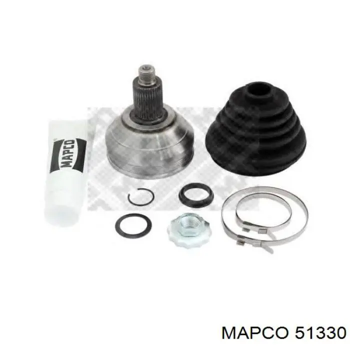 Brazo inferior izquierdo de la suspensión delantera 51330 Mapco