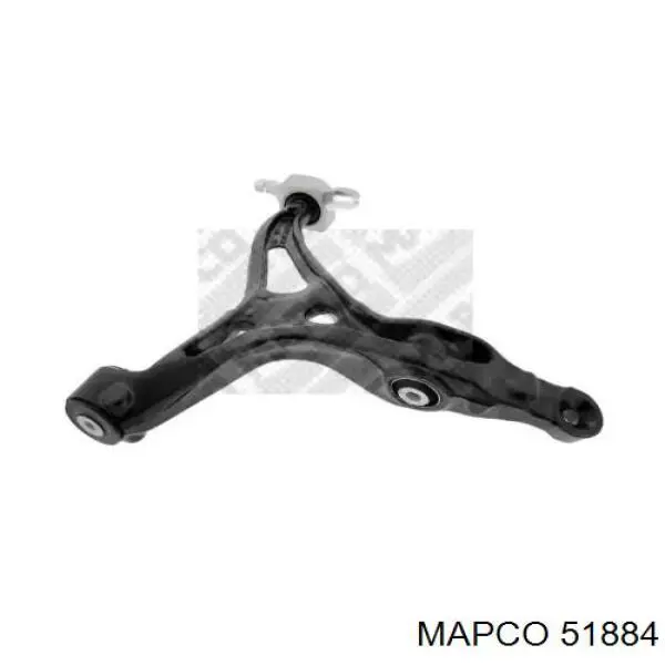 Brazo inferior derecho de la suspensión delantera A164330350780 Mercedes