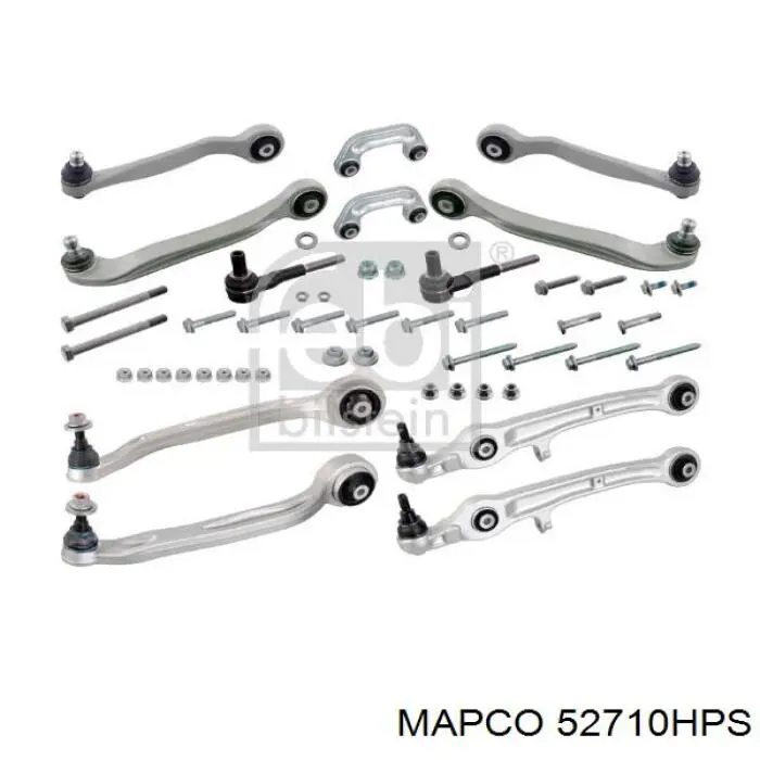Brazo inferior izquierdo/derecho de suspensión delantera 52710HPS Mapco