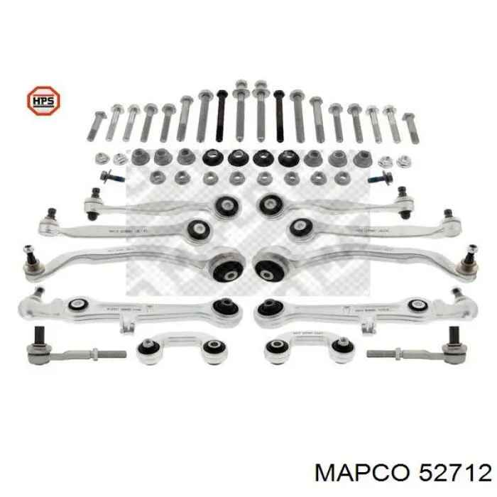 52712 Mapco Bieleta estabilizadora delantera izquierda