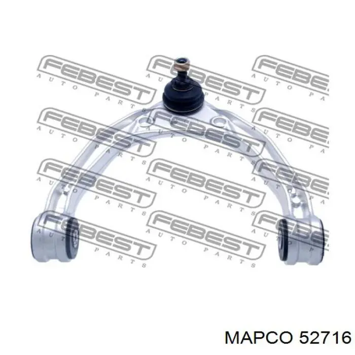 Brazo superior izquierdo/derecho de suspensión delantera 52716 Mapco