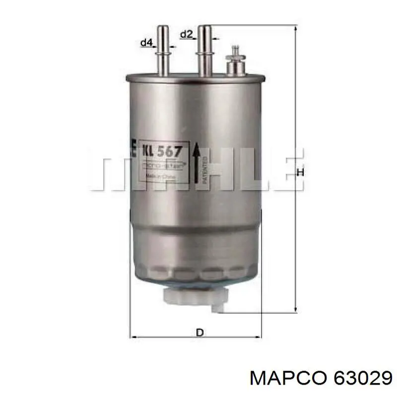 Filtro combustible Alfa Romeo Giulietta 940