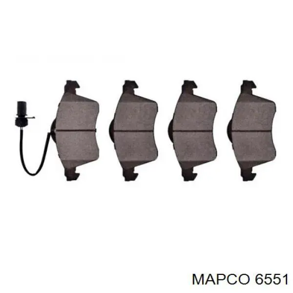 Comprar 6551 Mapco Pastillas delanteras de freno