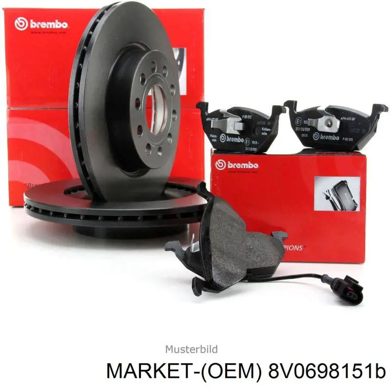 Pastillas de freno delanteras Volkswagen Tiguan 1 5N1, 5N2