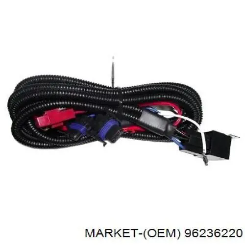 96236220 Market (OEM) cableado de luz foco antiniebla delantero