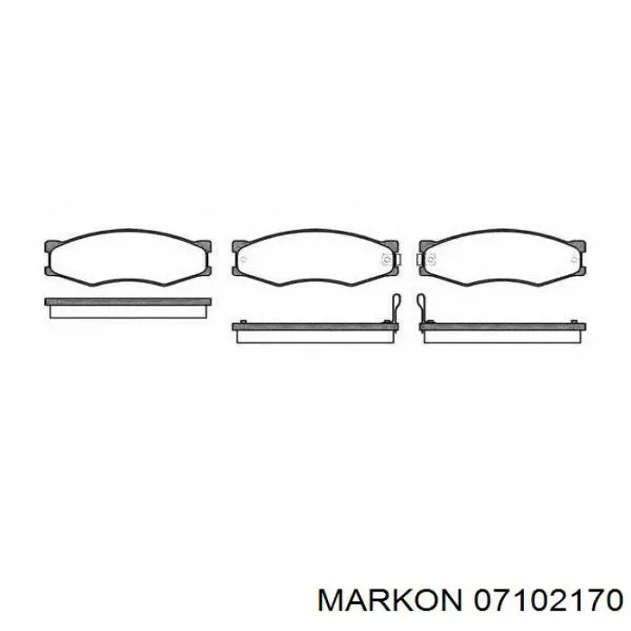 Pastillas de freno delanteras Nissan Terrano 1 WD21