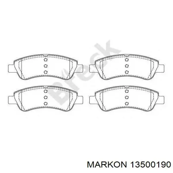 Pastillas de freno delanteras Citroen C3 1 FC