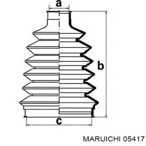 05417 Maruichi-156 Fuelle transmisión delantero exterior