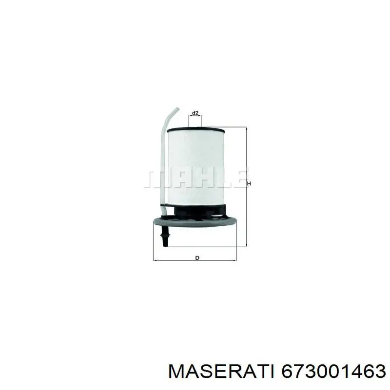 673001463 Maserati filtro combustible