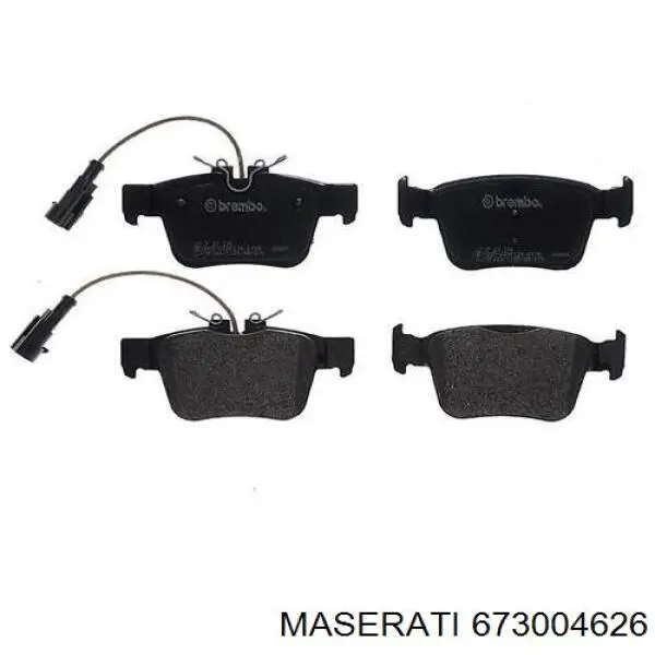 Pastillas traseras de freno Maserati 673004626 precio, desde 28,09 EUR