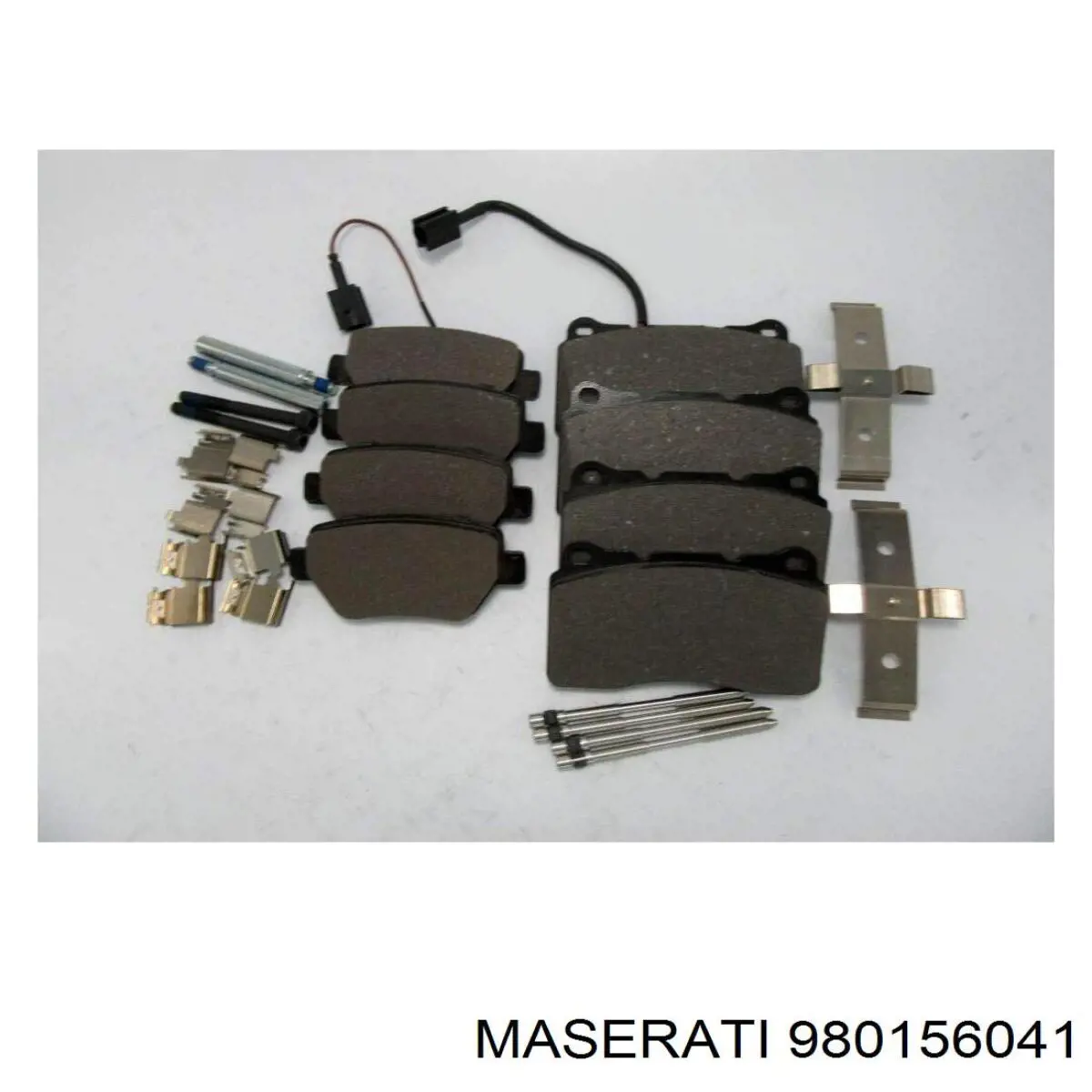 980156041 Maserati pastillas de freno delanteras