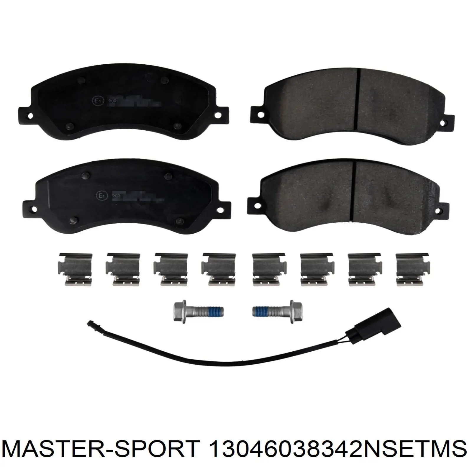 13046038342NSETMS Master-sport pastillas de freno delanteras