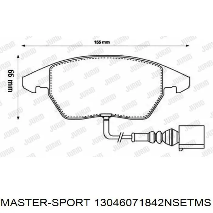Pastillas de freno delanteras Seat Leon 2 1P1