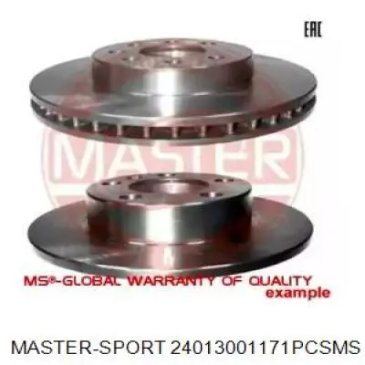 24013001171PCSMS Master-sport freno de disco delantero