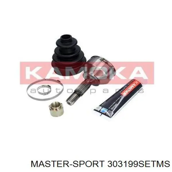 303199-SET-MS Master-sport árbol de transmisión delantero izquierdo