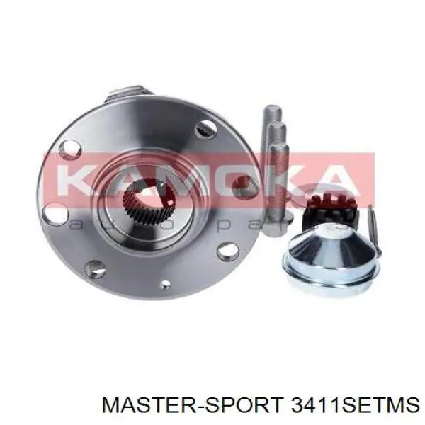 3411-SET-MS Master-sport cubo de rueda delantero